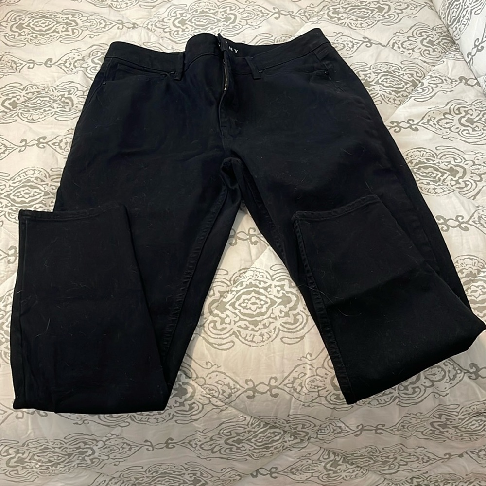 White House Black Market Skinny Black Ankle Jeans